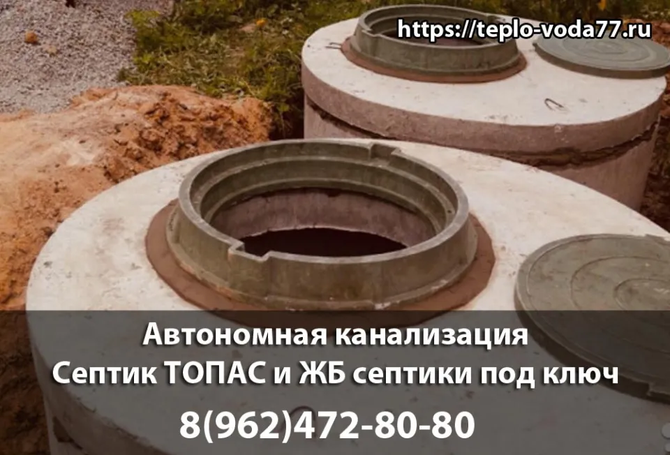 Автономная канализация для дома в Дмитрове и Дмитровском районе